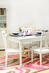 Image showing Retro dining table