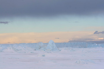 Image showing Icebergs on Antarctica