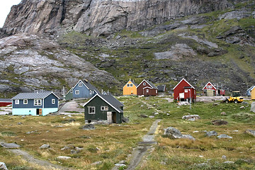 Image showing Houses in Appilatoq, Greenland