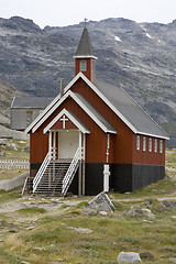 Image showing Church in Appilatoq, Greenland