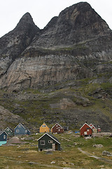 Image showing Houses in Appilatoq, Greenland