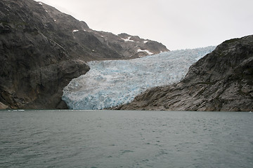 Image showing Front of a glacier