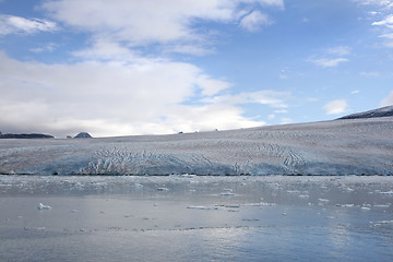 Image showing Front of a glacier