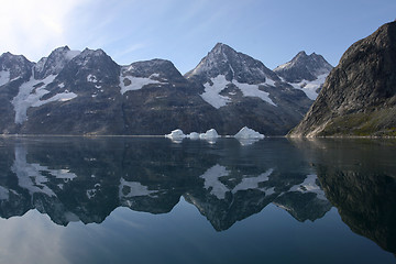 Image showing Mountains in the high arctic