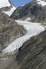 Image showing Front of a glacier