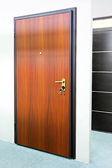 Image showing Wooden door