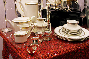 Image showing Festive table