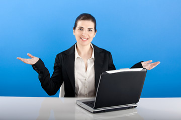 Image showing Happy businesswoman