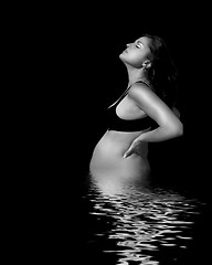 Image showing Water Birth Pregnancy