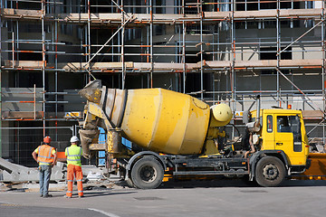 Image showing Cement Mixer Truck