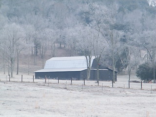 Image showing Winter on the farm
