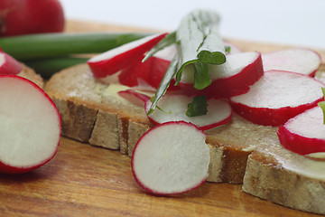 Image showing Radish bread