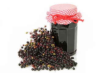 Image showing Elderberry marmelade