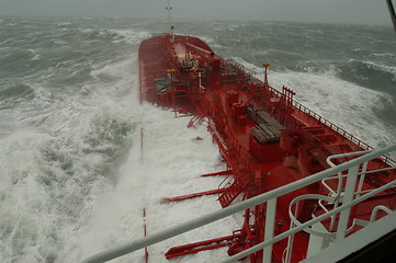 Image showing Ship in Storm