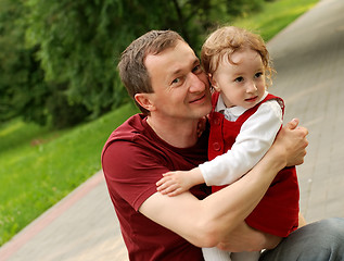 Image showing Father and daughter