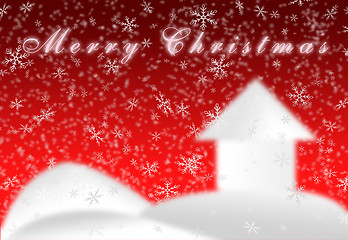 Image showing merry christmas card