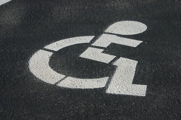 Image showing Handicap parking