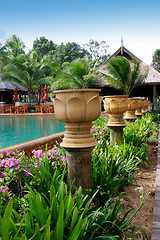 Image showing Tropical resort