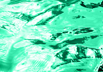 Image showing Green waves