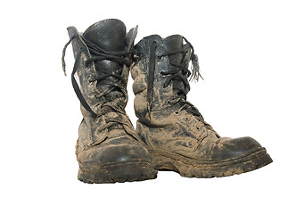 Image showing Dirty boots