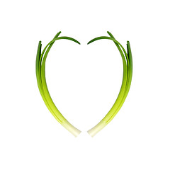 Image showing Spring Onions