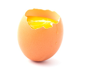 Image showing open egg