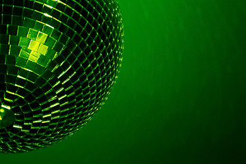 Image showing Disco ball green