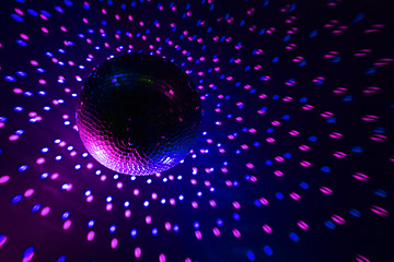 Image showing Disco ball purple - blue
