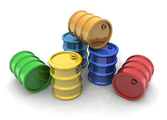 Image showing barrels