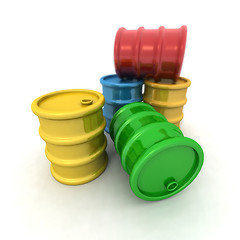 Image showing barrels