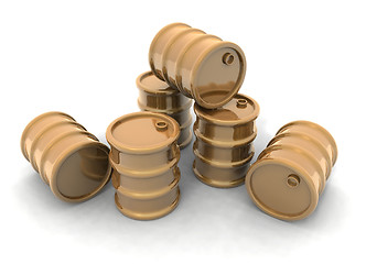 Image showing Golden Barrels