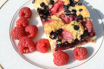 Image showing Berry pie