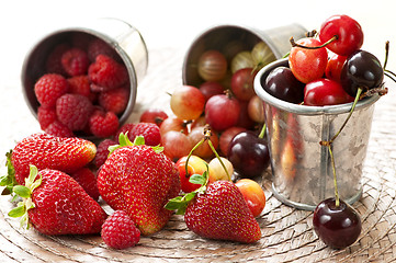 Image showing Fruits and berries