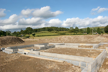 Image showing Concrete Block Foundations