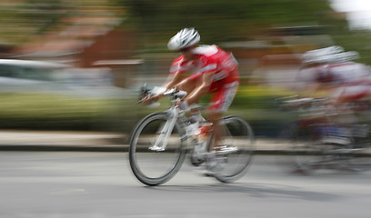 Image showing First man in the finish