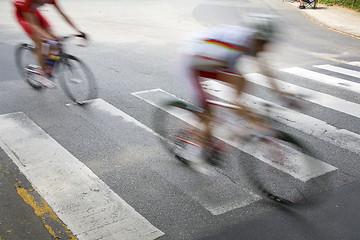 Image showing Cycling race