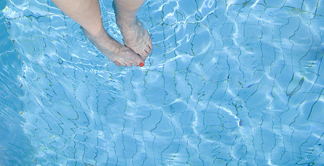 Image showing GIRL UNDERWATER