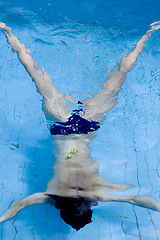 Image showing GIRL UNDERWATER