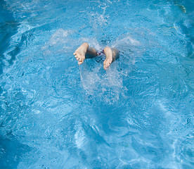 Image showing Man UNDERWATER