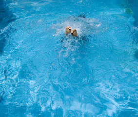 Image showing Man UNDERWATER