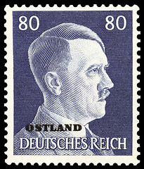 Image showing Adolf Hitler on German Stamp