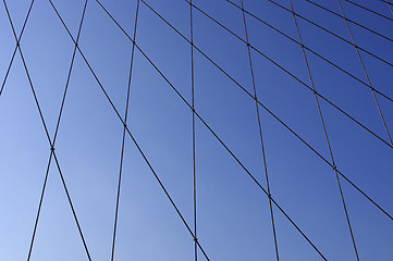 Image showing Brooklyn bridge suspension webbing