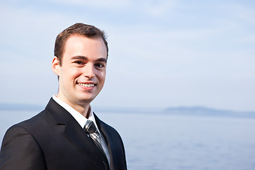 Image showing Caucasian businessman