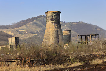 Image showing Heavy industry ruins