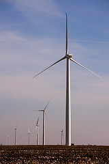 Image showing Wind turbines in Texas