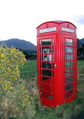 Image showing Country telephone box