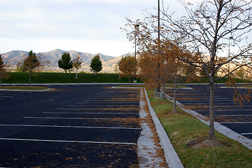 Image showing Empty Parking Lot