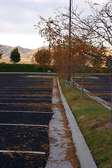 Image showing Empty Parking Lot