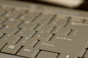 Image showing Computer Laptop Notebook Keyboard