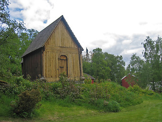 Image showing Stave church at Ringe Museum